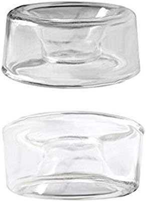 Yyss 2 PCS Clear Soft Silicone Replacement Vacuum Pump Sleeve Cover for Men Condom Pump Sleeve Replacement Pump Sleeve Universal