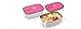 Leak Proof Bento Lunch Box Set – 3 Pack Nesting Stainless Steel Metal Storage Food Containers for Men Women or Kids – BPA Toxin Free for Work or Healthy School Lunches - Durable Sandwich Box (Pink)