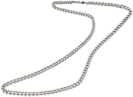 Phiten Carbonized Titanium Chain Necklace - Corrosion-Resistant