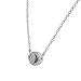 My Daily Styles 925 Sterling Silver White CZ Womens Evil Eye Hamsa Pendant Necklace