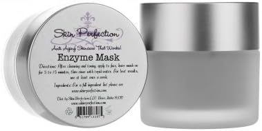 Enzyme Mask with Papaya and Pineapple to Exfoliate and Hydrate Dry, Dead Skin, Soften and Smooth Complexion for Healthy Beautiful Skin Perfection