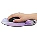 icolor Mouse Pad with Wrist Rest Nonslip Ergonomic Memory Foam Pain Relief Mousepad Desk Mat (9