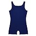 MSemis Men's Leotard Bodysuit Underwear Spandex One-Piece Dance Unitard Biketard Jumpsuit Singlet Navy Blue X-Large