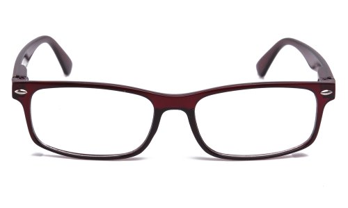 Newbee Fashion - Unisex Translucent Simple Design No Logo Clear Lens Glasses