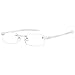 ALTEC VISION Rimless Reading Glasses - Men and Women Lightweight Readers 1.50