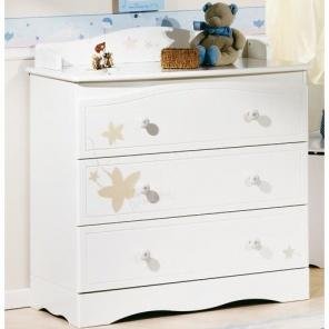 commode folio blanc