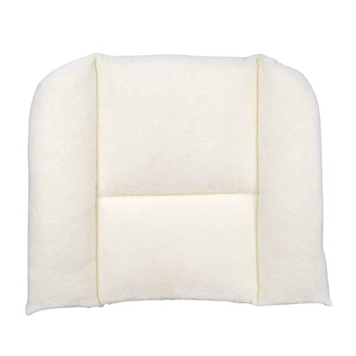 Lumbar Saver Back Support Cushion Pillow - White Sherpa
