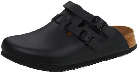 Amazon.com | Birkenstock Kay Super Grip Leather Black