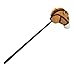 Linzy Hobby Horse, Stick Horse Tan with Galloping Sounds and a Telescopic Stick 40 Inch