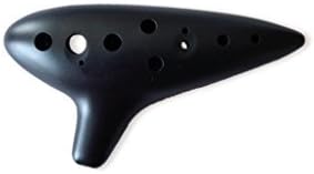 Woodi Ocarina Flute WC-917X 12 Holes Matte Black Alto C