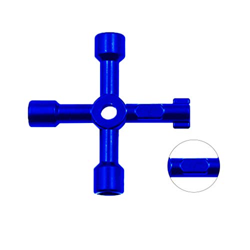 Topker Multifunction 4/10 Ways Universal Triangular Wrench Key Plumber Keys Electric Meter Cabinets Bleed Radiators - Thumbnail 3