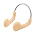 Uxcell a13080800ux0085 Clear Case Beige Metal Frame Stop Water Entering into Nose Swimming Training Nose Clip