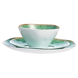 Amazon Basics 12-Piece Melamine Dinnerware Set