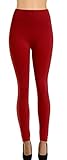 High Quality Solid Fleece Leggings for Regular and Plus Size