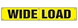 72" Wide Load Banner Sign Wide Sized Large Caution