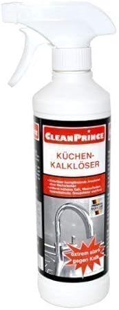 Cleanprince Kuchen Kalkloser 500 Ml Kalk Wasserflecken Rost Grauschleier Seife Kalk Entfernen Vernichten Ex Kalklosung Entkalker Entkalkung Amazon De Drogerie Korperpflege