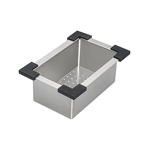 Ruvati 15" x 15" Workstation Drop-in Topmount Bar Prep RV Sink 16 Gauge Stainless Steel - RVH8215
