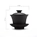Purple Clay Tea Pot Yi Xing Clay Gaiwan Tea Cup, Black
