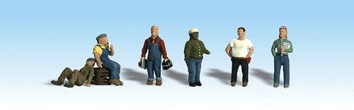 Factory Workers HO Scale Woodland Scenics