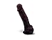 Letsgasm Fire Dragon Red + Black Silicone Dildo