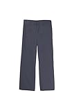 French Toast Big Girls' Adjustable Waist Flat Front Bootcut Pant, Grey, 10