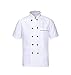 Nanxson Unisex Chef Coat Kitchen Short/Long Sleeve Chef Jacket for Men and Women CFM0001