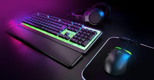 Turtle Beach Magma - Membrane RGB Gaming Keyboard mit Membrantasten, Advanced Anti-Ghosting, Easy-Shift Technologie, RGB-Beleuchtung, abnehmbare Handballenauflage 4