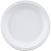 Good Life Bagasse Paper Plates - Extra Strength White Disposable Plates - 50 Pack 9" Party Plates - Biodegradable and Compostable in Home Compost - The Ideal Disposable Tableware