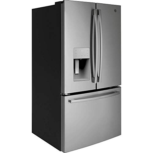 GE GFE26JSMSS 36" Energy Star French Door Refrigerator with 25.6 cu. ft