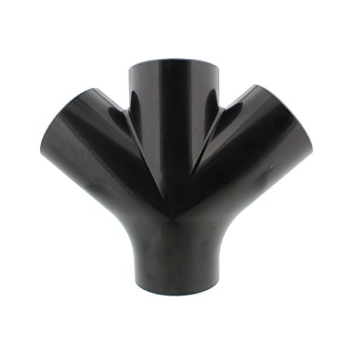 DCT 3-Way Dust Collection Junction 4in Hose Coupler Union Y Fitting - Woodworking Table Saw, Jointer, Planer, Sander