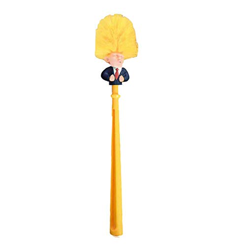 PartLand Toilet Brush with Stand,Make Your Toilet Great Again,Toilet Scrubber,Original Toilet Brush,Commander in Crap - Thumbnail 2