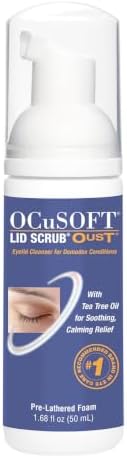 OCuSOFT Oust Demodex Foam Cleanser - Extra Strength - Foaming Cleanser ...