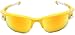 Oakley Men's 0OO9097 Fast Jacket Square Sunglasses, Lemon Peel/Fire Iridium Polarized, 71 mm