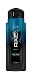 Axe Primed Just Clean Shampoo, 12-Ounce Bottle (Pack of 3)