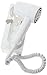 ProVersa JWM6CF Wall Caddy Hair Dryer with 2-Speed and 3-Heat Settings, 1600-Watts, White Finish