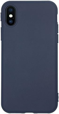 iPhone X Case, Danbey, Matte Surface Slim Cover, Charming Colorful, Skin Feeling, 1.5mm Thick Flexible TPU, for Apple iPhone X, D1050 (Matte-Midnight Blue)