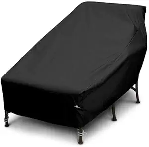 Patio Furniture Covers- KoverRoos WeatherMax Black Wide Chaise Cover- 82 x 42 x 36 in -Mold and Mildew Resistant Material- Made for All-Weather Protection- UV Shielding- Durable and Lightweight