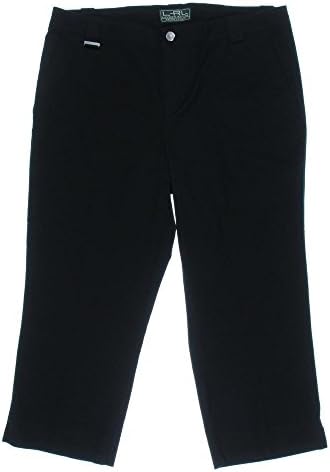 Ralph Lauren Active Women's Golf Capris, Black, 4