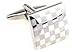 KUPOO silver shirt wedding Rome Pattern copper cufflinks (STYLE 1)