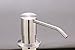 CAGON Kitchen Sink Soap Dispenser, Stainless Steel Dish Soap Dispenser 350ML/12 OZ Stainless Steel Built in Hand Lotion Pump by CagonLife