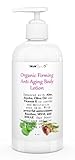 Anti Aging Body Lotion - Best Organic Skin Firming + Tightening Lotion with Jojoba, Aloe, DMAE, MSM - All in One for Face, Neck,& Body! Nourish Your Entire Body from Head to Toe! Natural ingredients.