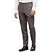 Kenneth Cole REACTION Men's Heather Stretch Modern Fit Flat Front Pant, Dark Grey, 34x34