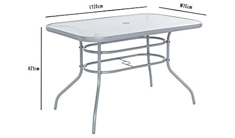 Meubles Havnyt Pacific Salon De Jardin 6 Places Avec Chaises