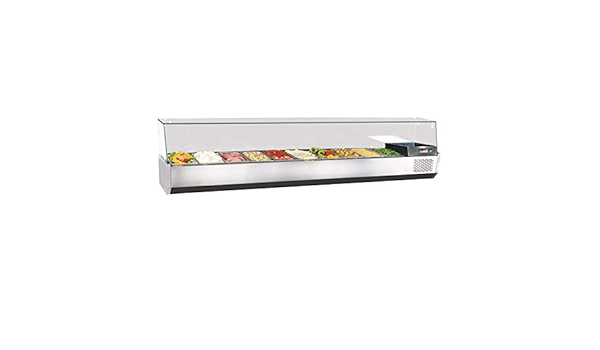 Combisteel - Expositor refrigerado con ingredientes – Cristal ...