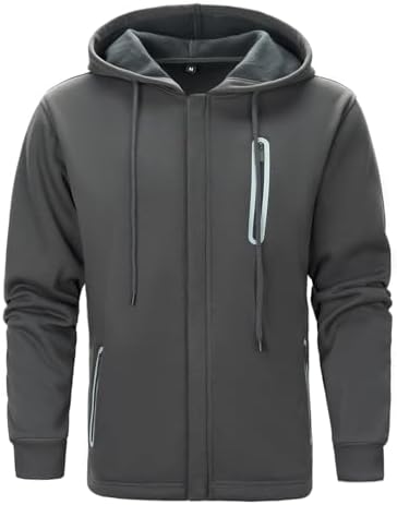 Boulder Creek by KingSize Men's Big & Tall Thermal Waffle Zip