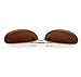 Jaky Retro Polarized Glasses Clip on Flip up Classic AVIATOR Mens&Womens Sunglasses