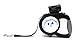 26 Ft Retractable Dog Leash w/ Nylon Cord, Soft Grip with One Button Brake and Lock, For Small to Large Dogs, up to 110 lbs, No Tangle Pet Lead w/Waste bag dispenser
