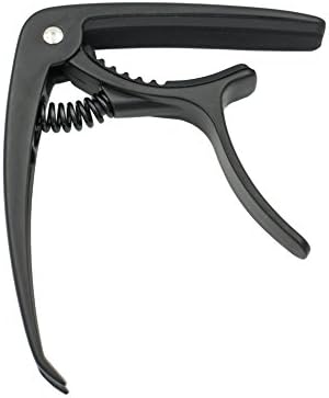 Meeland Guitar Capo Zinc Alloy Guitar Clamp for Electric and Acoustic Guitar Trigger Style Guitar Capo, black