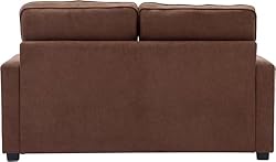 ERYE 3 Fold Upholstered Tufted Futon Sofa Bed