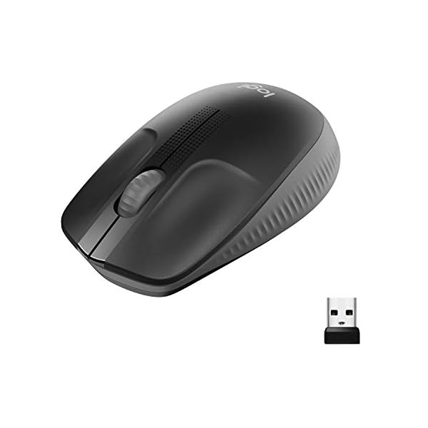 Logitech-Wireless-Mouse-M190-Full-Size-Ambidextrous-Curve-Design-18-Month-Battery-with-Power-Saving-Mode-USB-Receiver-Precise-Cursor-Control-Scrolling-Wide-Scroll-Wheel-Scooped-Buttons-Black Logitech Wireless Mouse M190, Full Size Ambidextrous Curve Design, 18-Month Battery with Power Saving Mode, USB Receiver…